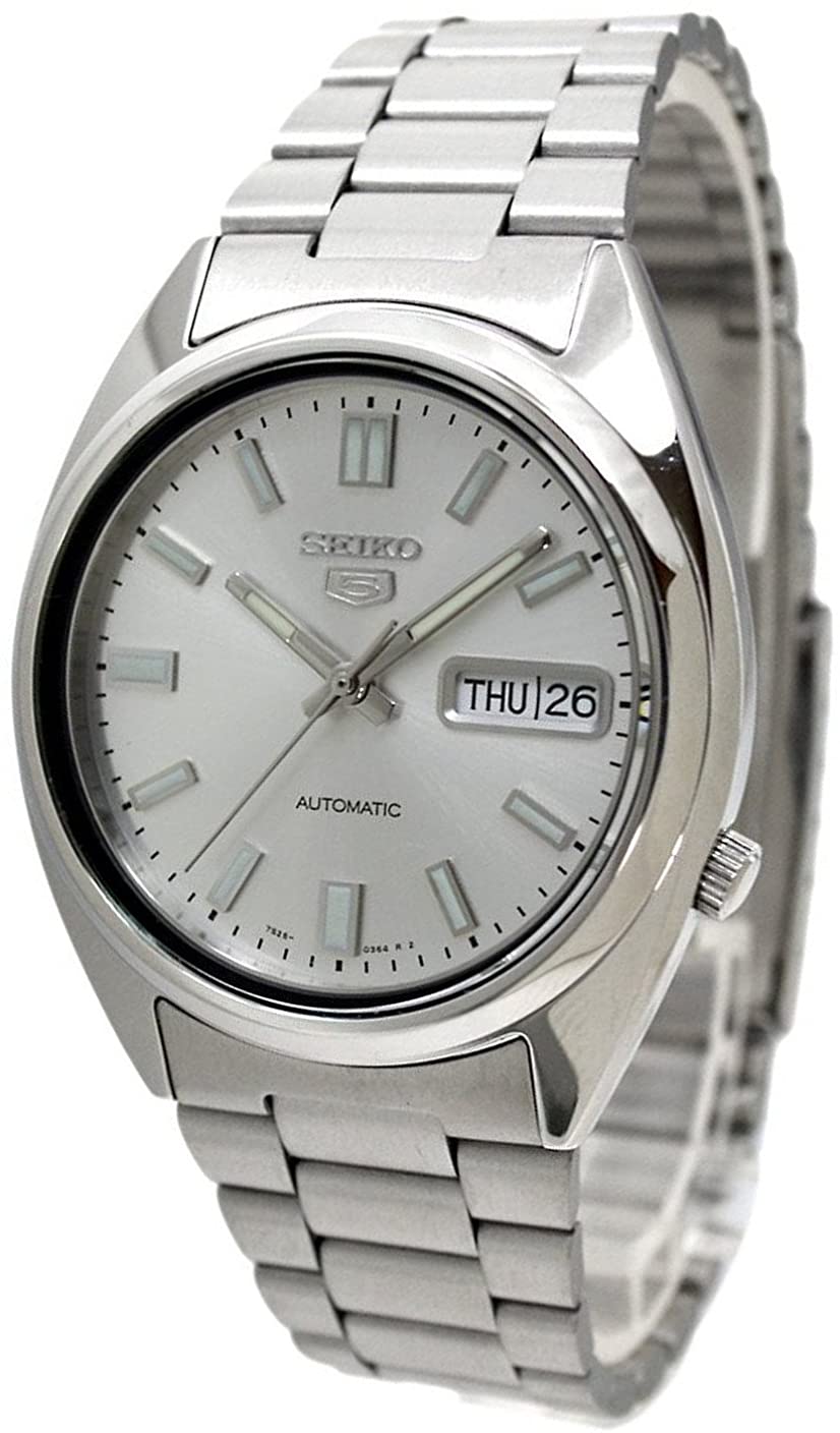 Seiko 5 Man Watch Automatic Silver Stainless Steel SNXS73 - Walmart.com