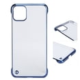 thumbnail image 3 of Funda rígida de PC galvanizada para iPhone 11Pro Max, transparente con borde medio, 3 of 12