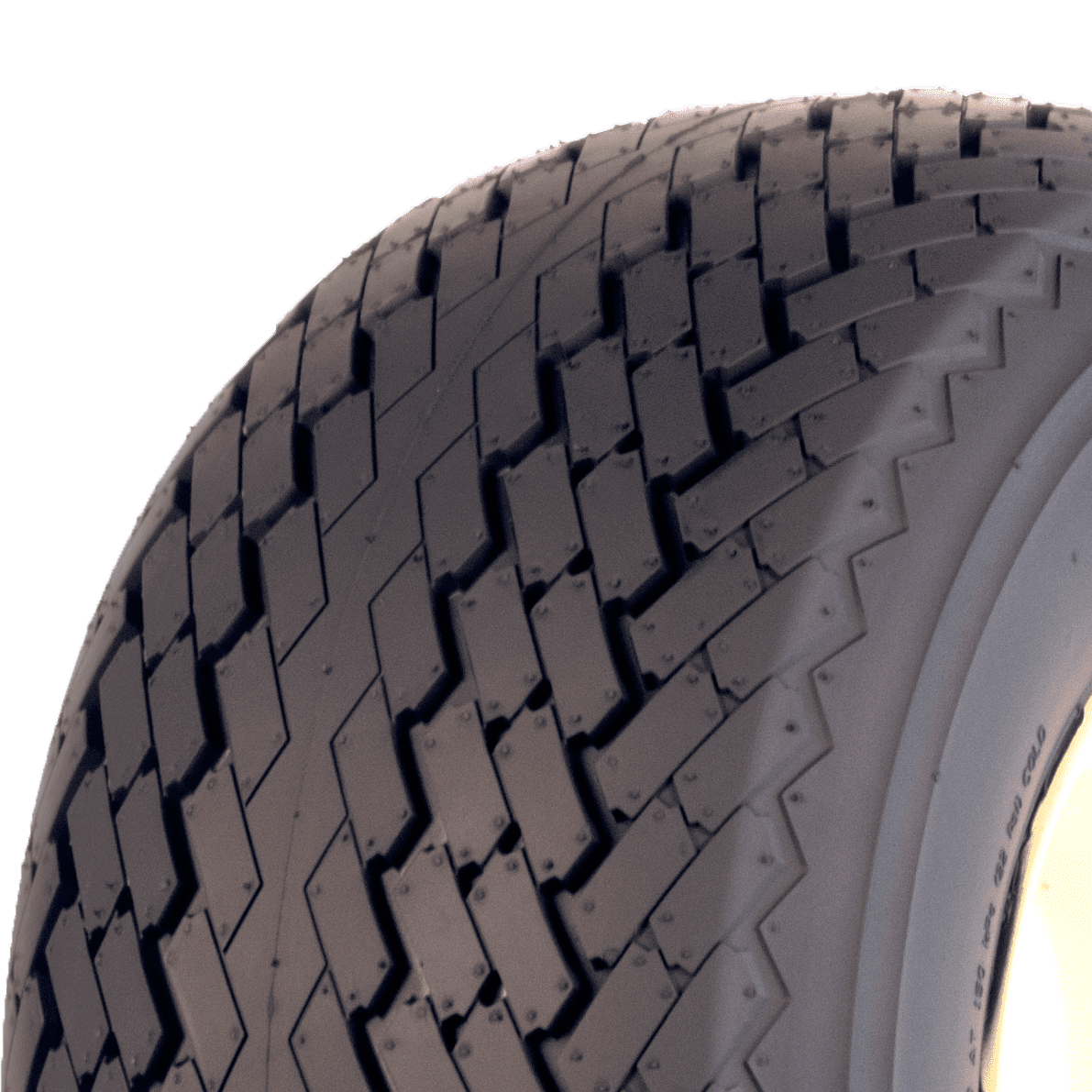 Greenball Greensaver 18X8.50-8 4 PR Golf Cart Tire and Wheel 4 lug Almond Color Wheel