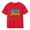 Red, variant on Girls Love Graphic T-Shirt Short Sleeve Cotton Tee with Rainbow Lettering for Kids 4-12, Black,Size 5 T
