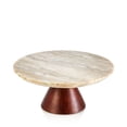 thumbnail image 2 of Hudson Park Cake Stand with Marble Top, 11″, 2 of 3