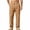 Brown, variant on Hvogkswy Linen Pants Men, Solid Drawstring Elastic High Waist Casual Long Pants with Pockets Thin Breathable Home Vacation Linen Pants