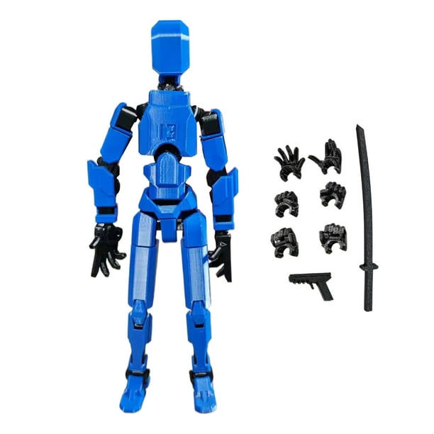 Figura de acción impresa en 3D de 34cm con múltiples accesorios 13 figura de acción de juguete móvil mecánico de cuerpo completo decoración de escritorio simulada