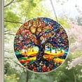 thumbnail image 3 of Diamond Art Hanging Pendant Kit, DIY Acrylic Window Ornament Set with Rhinestones for Home Wall Decor, 8-Inch Tree, 3 of 10