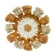 thumbnail image 3 of Posavasos de ganchillo para taza de bebida, aislante térmico, hecho a mano, de ganchillo, lirio de los valles. Beige marrón, 3 of 9