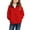 Red, variant on Kids Full Zip Fleece Jacket with Stand Collar and Elastic Cuffs for Boys and Girls Suitable for Daily Wear School Outdoor Activities