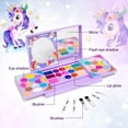 thumbnail image 3 of Tomons Kit de maquillaje para niños para niña princesa, juguete cosmético lavable real, juego de belleza con espejo, juguetes de cumpleaños no tóxicos, regalo para niñas de 3, 4, 5, 6, 7, 8, 9 y 10 añ, 3 of 6