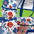 thumbnail image 5 of Garden Tool Bag,Pioneer Flower Floral Print Pattern Garden Tool Organizer,Garden Gifts,Waterproof Multi-Pocket Garden Tool Storage 11.8x5.5x11.4 Inch(Tools NOT Included), 5 of 6