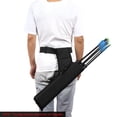thumbnail image 2 of Graflsoa Compact Black Three-Tube Archery Quiver with Adjustable Waist Belt, Oxford & Plastic Material, Lightweight Design for Easy Carry, 2 of 6