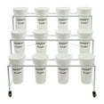 thumbnail image 5 of Flower Display Stand with 12 Buckets, 3 Layers Plant Stand with Wheels, 4 Wheels Moving Plant Cart Shelf ,Flower Cart for Patio Garden, Living Room, Florist, 5 of 30