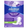 thumbnail image 7 of Always Anti-Bunch Xtra Protection Daily Long Liners, 48 Ea, 6 Pack, 7 of 7