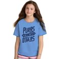 thumbnail image 4 of Crazy Cat Lady Purrs Well With Others Crewneck T Shirts Boy Girl Teen Brisco Brands X, 4 of 6