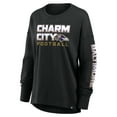 thumbnail image 4 of Women's Fanatics Black Baltimore Ravens Hometown Legacy Long Sleeve T-Shirt, 4 of 5