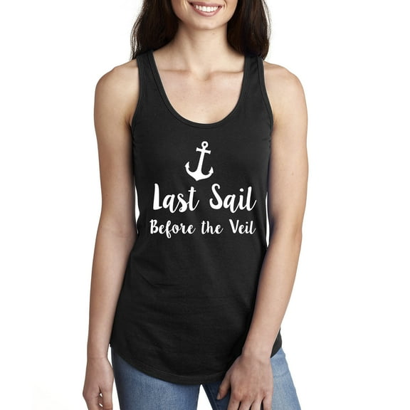Last Sail Before the Veil Racerback Tank