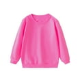thumbnail image 4 of KyCheLot Boys Girls Casual Shirts 2 Pack Solid Color Crewneck Breathable Cotton School Long Sleeve Sweatshirts 1-11 Years, 4 of 7
