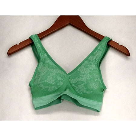 Non Branded Size XS/S One Size Cup Stretch Bra Green