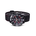 thumbnail image 2 of Sonducket Reloj de cuarzo con superficie de espejo de plástico para hombre, reloj de con carcasa de aleación para deportes de negocios, hebilla Relojes Rojo, 2 of 6
