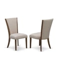 thumbnail image 3 of East West Furniture Northcliffe 9-Piece Dining Room Set in Walnut Finish, 3 of 7