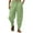 Green Pants for Mens, variant on kosheko Men's Cotton Linen Pants Solid Textured Harem Pants Casual Gauze Pants Lightweight Loose Beach Summer Fall Trousers Blue L