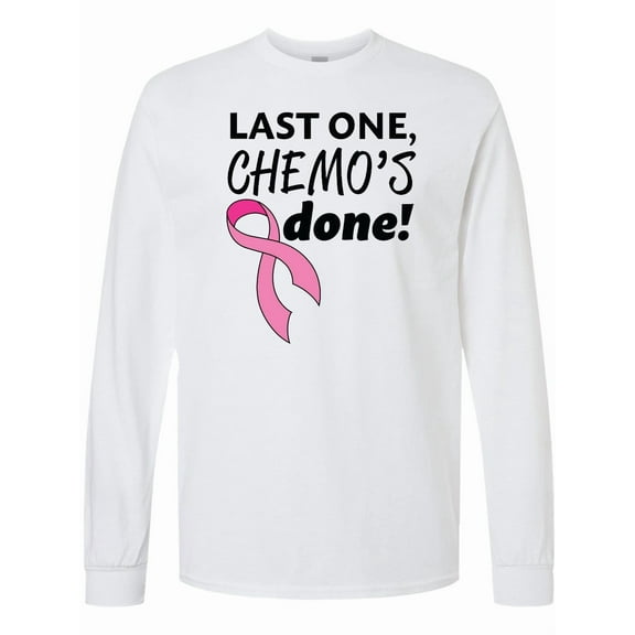 Inktastic Last One, Chemo's Done Long Sleeve T-Shirt