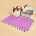 thumbnail image 3 of 17.7*23.6 Inch Double Layer Cat Litter Mat Pet Litter Box Sand Filter Pad Wear-Resistant Scratch Resistant Cat Sand Control Mat, Pad Sand Pot Filter Sand Cushion Grabbing Board, 3 of 9