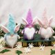 thumbnail image 4 of Billuyoard 1 pieza de muñeco encantador de Pascua feliz, regalos para niños de Pascua, decoración de conejito de Pascua para la del hogar, huevos de Kits de decoración para fiestas Rosado Billuyoard HA003427-02, 4 of 6