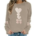 thumbnail image 6 of ZyeKqe Sweatshirts for Women Plus Size Valentines Day Pullover Tops Fleece Lined Long Sleeve Loose Casual Fashion Shirts, 6 of 6
