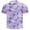 Light Blue Leaf, variant on Men' Golf Polo Shirts Short Sleeve Quick Dry Performance Moisture Wicking Golf Shirts Casual Print Collared Shirt