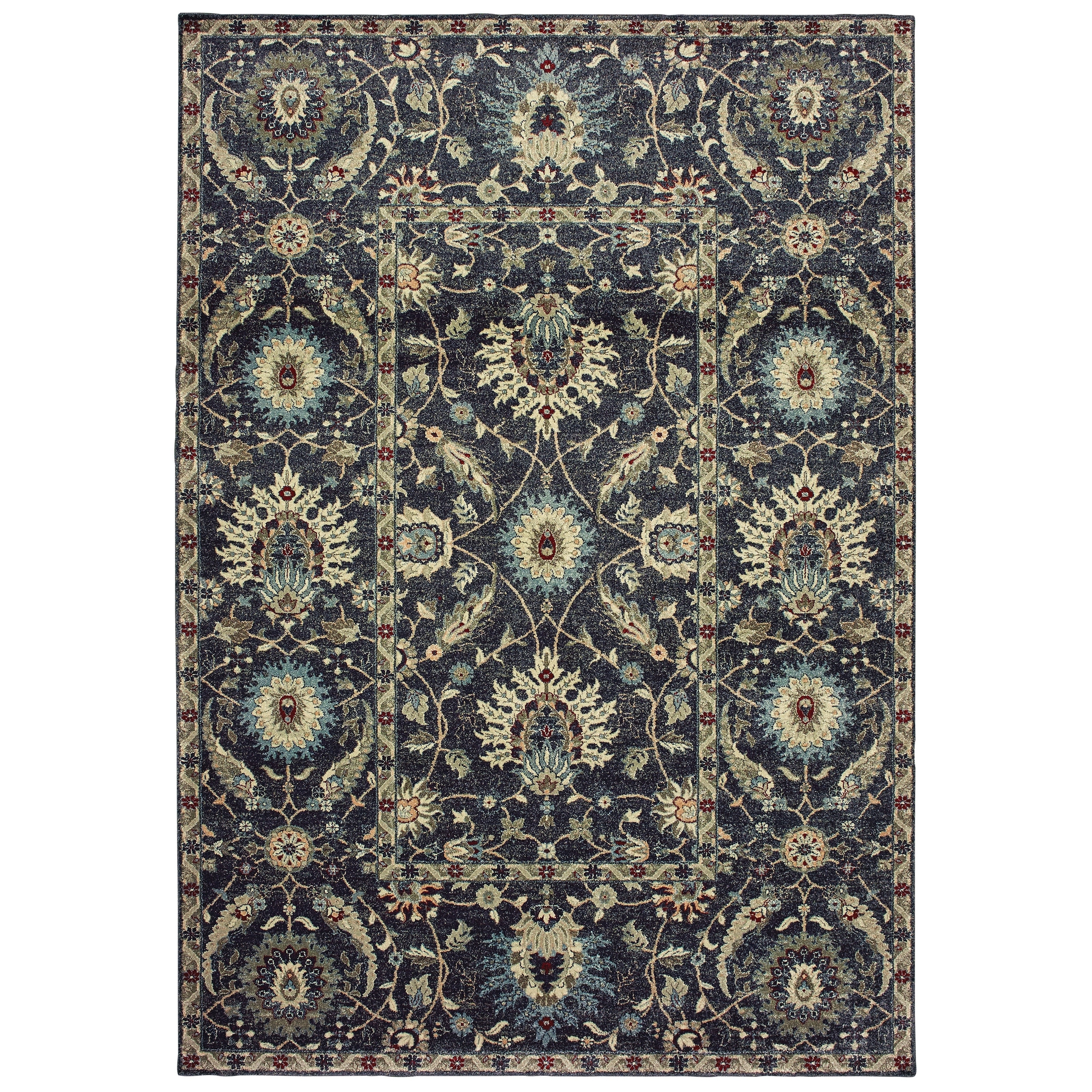 Style Haven New Traditions Floral Dense Pile Area Rug 9'10" x 12'10
