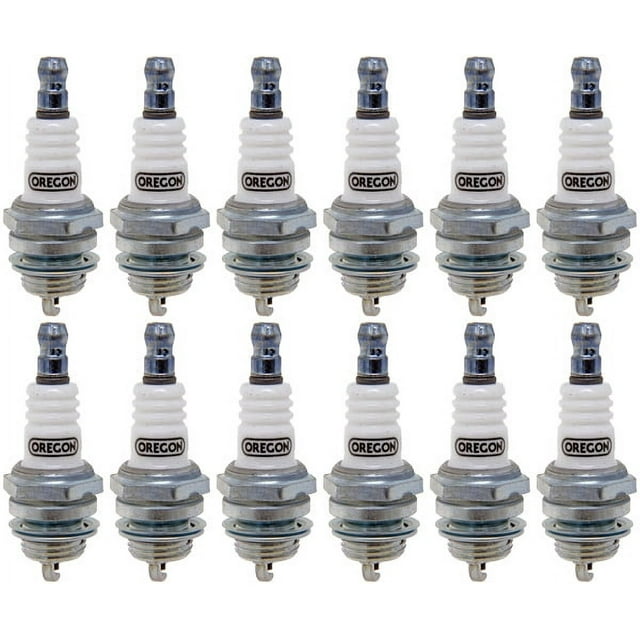 Oregon Lot de 12 77-305-1-12PK Bougie d'Allumage Bosch W7AC Champ RJ19LM NGK BR2LM