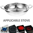 thumbnail image 5 of Luxshiny Divided Stainless Pan Kitchen Cooking Pot for Household 1Pack, 5 of 8