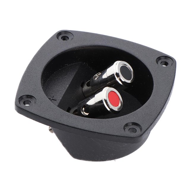 Yinanstore Round Copper Loudspeaker Junction Box with Terminal - 1, 65x65x25mm 1