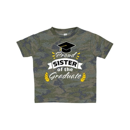 

Inktastic Family Graduation-Proud Sister of the Graduate Gift Toddler Boy or Toddler Girl T-Shirt