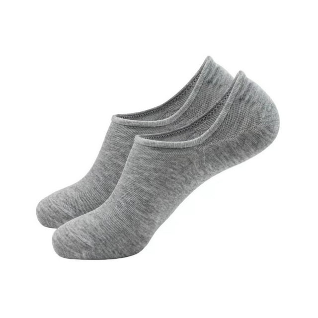 Calcetines de algodón Minnieouse con tira de silicona transpirable gris Tallas 36-42