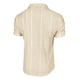 thumbnail image 4 of Blusa y camisa de manga corta con cuello vuelto para hombre, informal, a la moda, con botones, lisa, de poliéster., 4 of 7