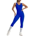 thumbnail image 2 of WILLBEST Mono de Entrenamiento para Mujer, de Manga Larga, con Cremallera Frontal Y Espalda Descubierta, Elástico, Deportivo, para Yoga, Running, Ropa Informal Cómoda. Chica, 2 of 8