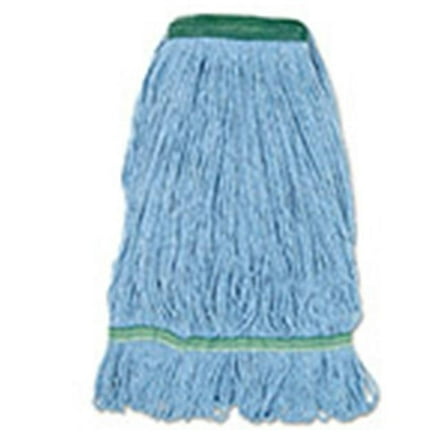 BW  Narrow band Looped-End Mop Heads- Blue