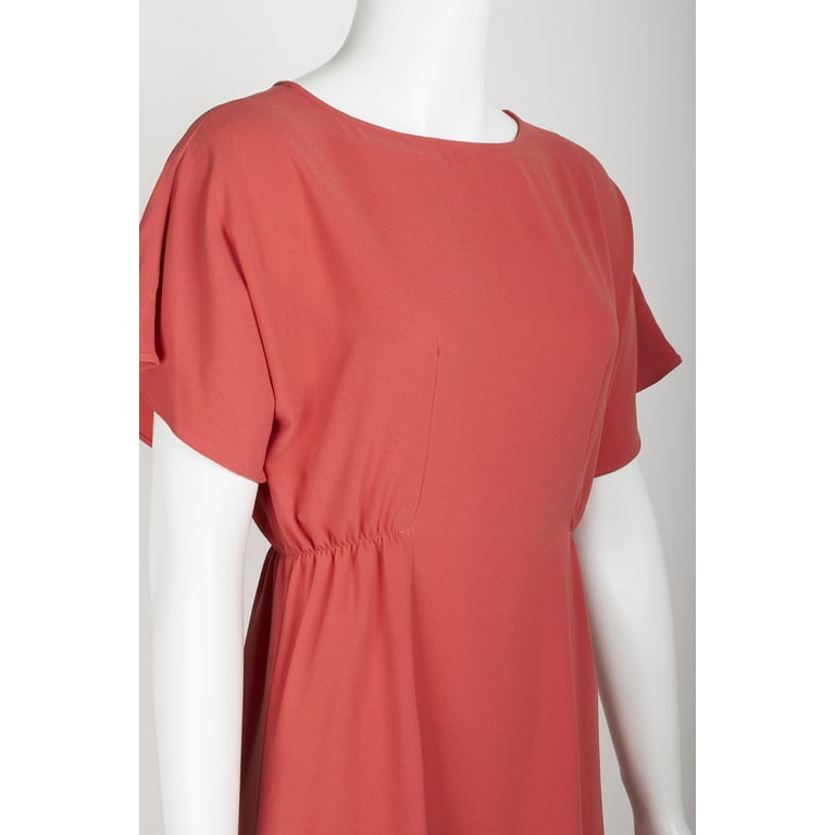 Donna morgan short sleeve shop fit & flare dress