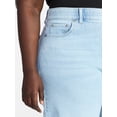 thumbnail image 4 of Terra & Sky Women's Plus Size Bermuda Shorts, 9" Inseam, Sizes 16W-26W, 4 of 5