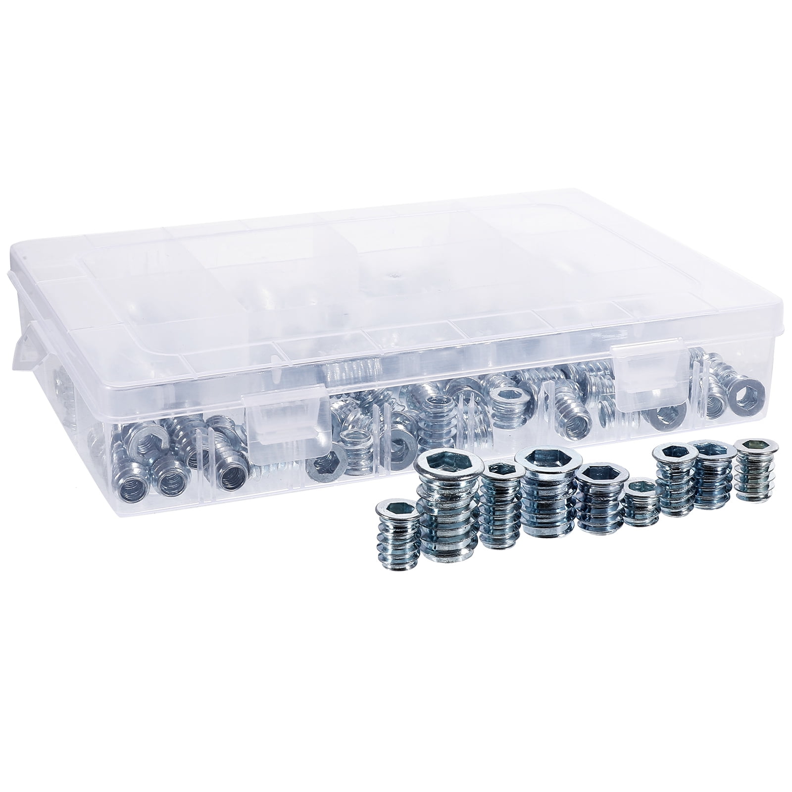 Raindrops  100 Pcs Wood Nut Insert M6m8m10 Threaded 15mm 100pcs Fastener