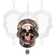 thumbnail image 3 of 4 piezas en blanco de molinillo de viento de sublimación, escultura cinética de aluminio 3D con forma de calavera impulsada por el viento para patios y jardines, 3 of 5