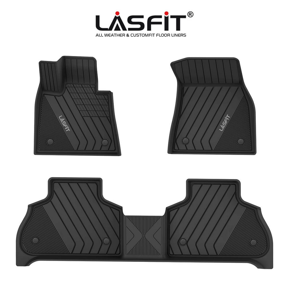 Lasfit Floor Mats for 20192021 BMW X5 New, All Weather Fit TPE Floor
