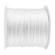 thumbnail image 4 of Cordón de nudo chino de nailon de 100M x 0,8mm, hilo de macramé Shamballa de cola de rata, color blanco, 4 of 5