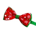 thumbnail image 4 of Methold Regalo navideño para mascotas, pajaritas para el cuello del perro y gato, decoración para el cuello de Navidad para el cuidado del Aseo de mascotas copo de nieve, 4 of 6