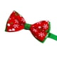 thumbnail image 4 of Greeniant Navidad Mascota Regalo Perro Gato Cuello Pajaritas Cachorro Higiene Decoración Aseo de mascotas copo de nieve, 4 of 7