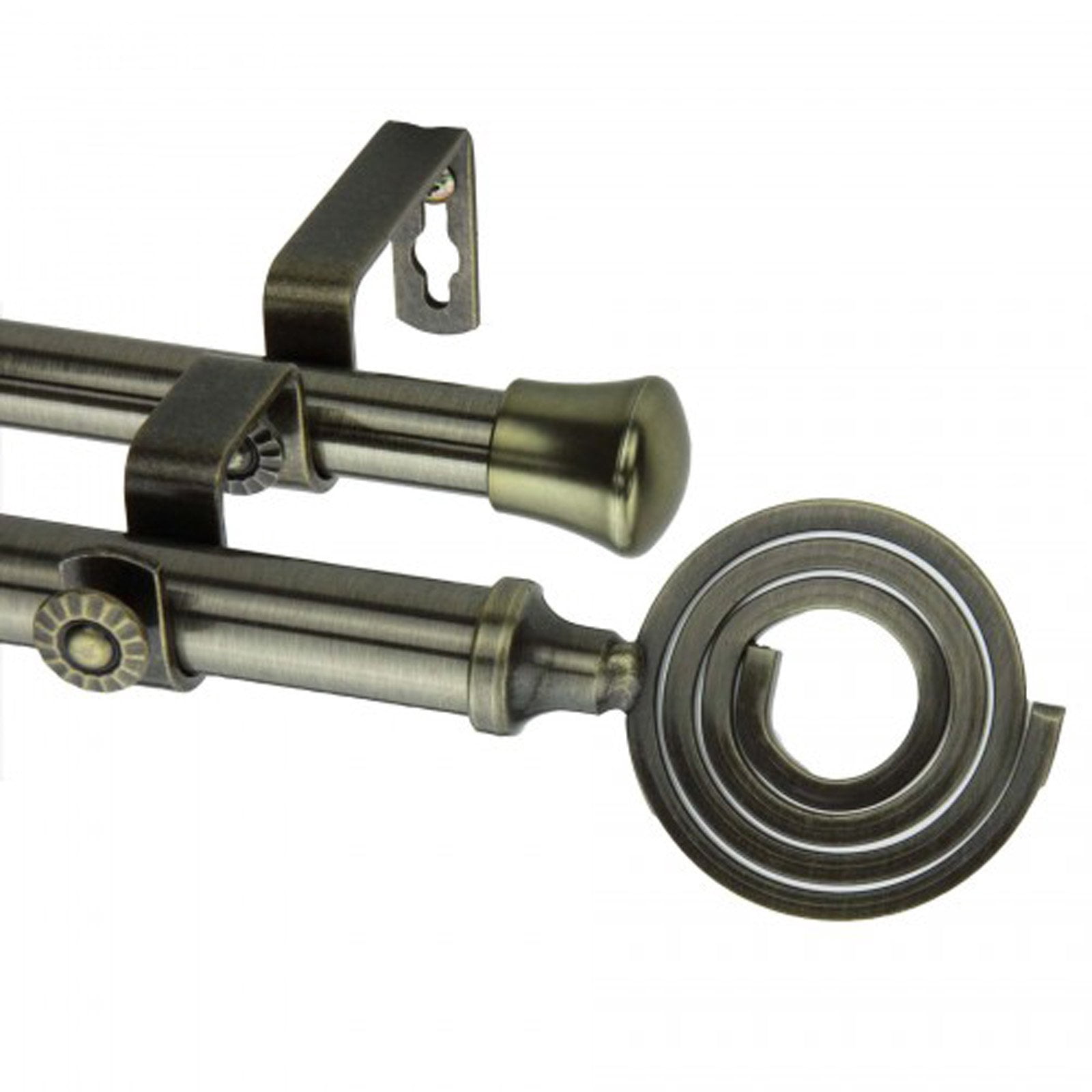 double curtain rod walmart