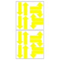 thumbnail image 4 of Hemoton 2 Sheets Arrow Sticker Directional Arrow Sign Adhesive Floor Wall Decals, 4 of 4