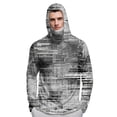 thumbnail image 5 of Havenx Sun Protection Shirts for Men Texture Print Long Sleeve Rapid Dry Hoodies with Mask Hooded Upf 50+ Shirt Rash Guard Fishing Casual Summer Lightweight Hiking Blouses,White 2XL, 5 of 5