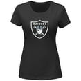 thumbnail image 2 of Women's Fanatics Maxx Crosby Black Las Vegas Raiders Plus Size Name & Number V-Neck T-Shirt, 2 of 3