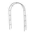 thumbnail image 1 of Metal Wedding Arch Stackable Pergola Trellises Iron Frame Climbing Plant Trellis 200X190X37CM Black, 1 of 8